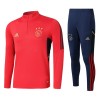 Sudadera De Entrenamiento Ajax Cremallera de cuarto 2022-23 Roja - Niño